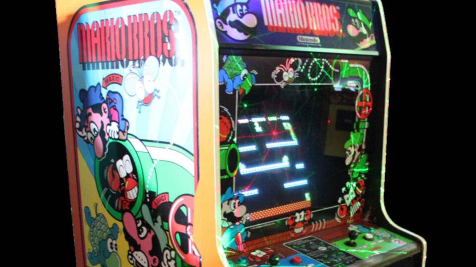 Un cabinato di Mario Bros
