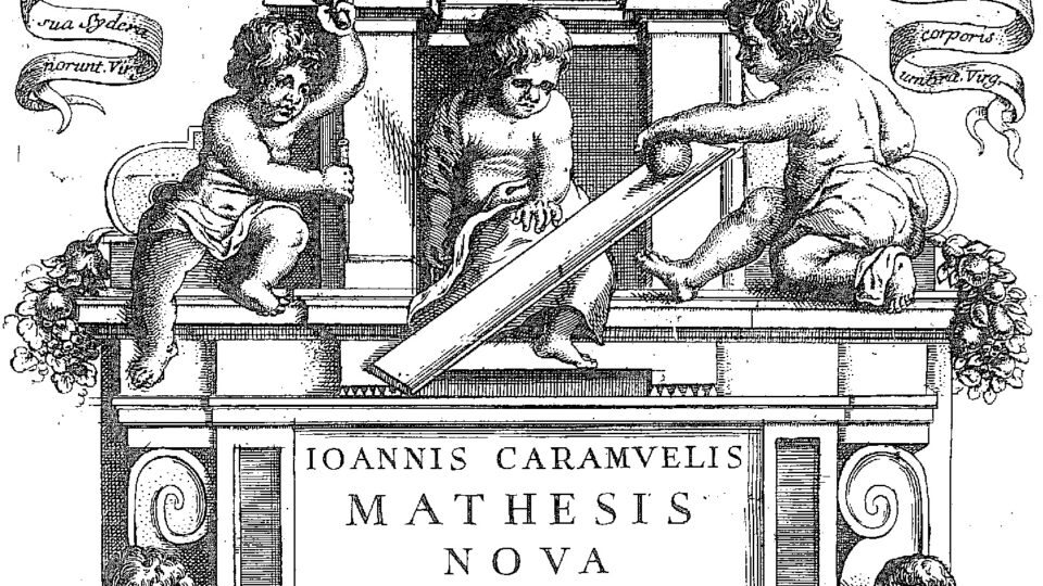 Particolare dal volume di Caramuel "Mathesis Nova" del 1670