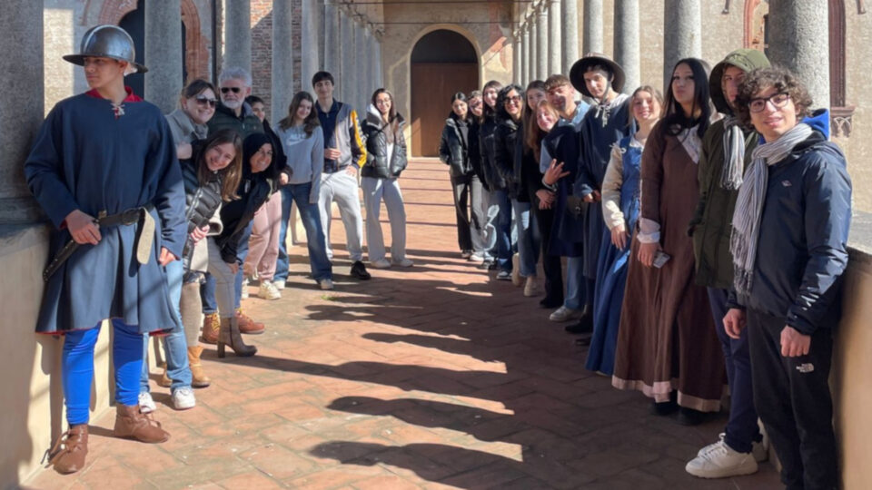 La classe 3BOT dell'Istituto Castoldi